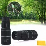 Monoclu-Telescop FOXMAG24&reg;, Factor Marire 16 X , Diametru Lentila 52 mm , Husa Inclusa , Negru