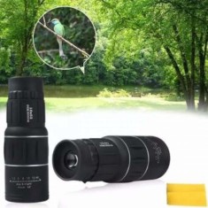Monoclu-Telescop FOXMAG24&reg;, Factor Marire 16 X , Diametru Lentila 52 mm , Husa Inclusa , Negru