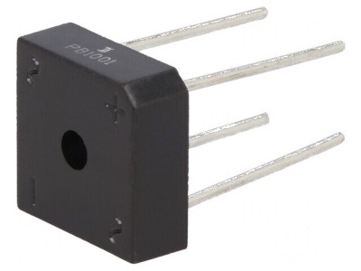 Punte redresoare monofazată Urmax 100V 10A 135A THT foto