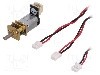 Motor DC, 1...6V DC, 100mA, 443rot./min, DFROBOT, FIT0467 foto