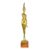 Nud modern-statueta din bronz cu soclu din marmura XX-53, Nuduri