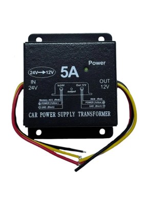 Convertor auto IN 24V intrare la OUT 12V /5A iesire (556) foto