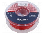 Filament PLA 1,75mm roșu 1kg GEMBIRD High Speed 210-240&deg;C