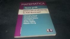 GHEORGHE CENUSA MATEMATICA TESTE GRILA foto