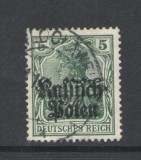 Germania ocupatie Polonia&ndash; 5 Pf &bdquo;Russisch Polen&rdquo;, supratipar &ndash; obliterat -A68