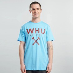 West Ham United tricou de bărbați Graphic blue - M