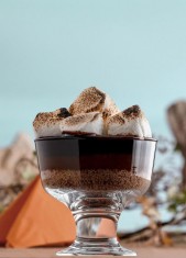Set 6 Cupe Desert cu Picior Mira, Transparent, 20x15x18 cm foto