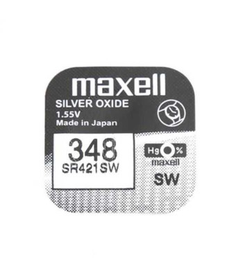 Baterie ceas Maxell SR421SW V348 1.55V oxid de argint 1buc foto