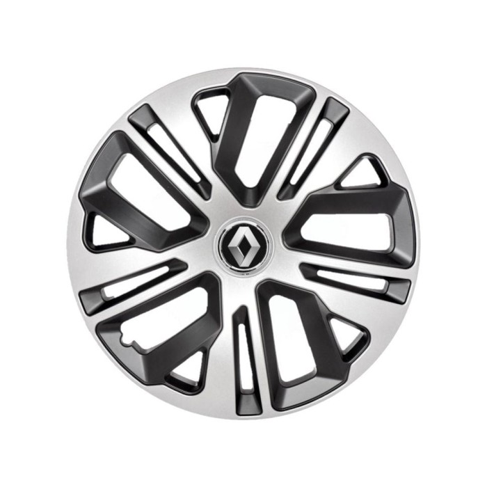 Set 4 Capace Roti 16 inchi (R16) Raven Gri Compatibile Cu Renault