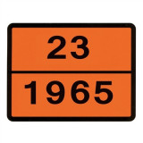 PLACA ADR 23-1965 30X40 CM LPG HICO 64795