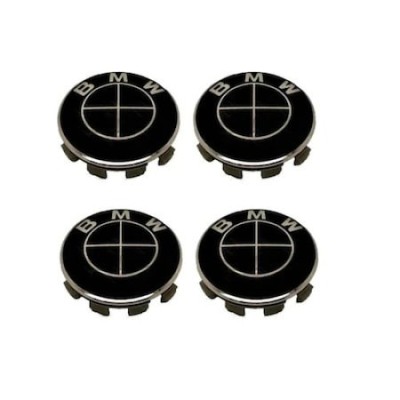 Set 4 capace janta BMW, 56 mm, model All Black/Negru SJ-021 foto