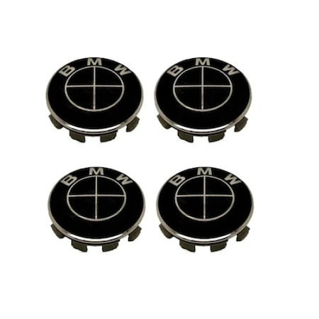 Set 4 capace janta BMW, 56 mm, model All Black/Negru SJ-021