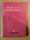 DECLARATIE PATETICA , CINTICE TEGANESTI , LAUDE SI ALTE POEME de MIRON RADU PARASCHIVESCU