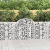 Coșuri gabion arcuite 20 buc, 200x30x100/120 cm fier galvanizat