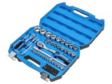 Set chei tubulară 6-puncte H&Ouml;GERT TECHNIK, 89 buc, 1/2, 1/4