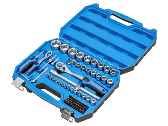 Set chei tubulară 6-puncte H&Ouml;GERT TECHNIK, 89 buc, 1/2, 1/4