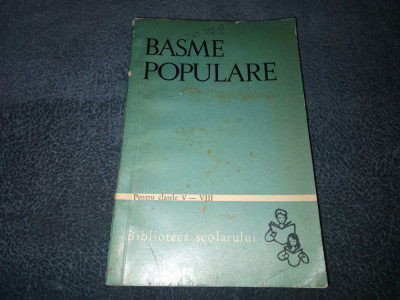 BASME POPULARE BIBLIOTECA SCOLARULUI foto