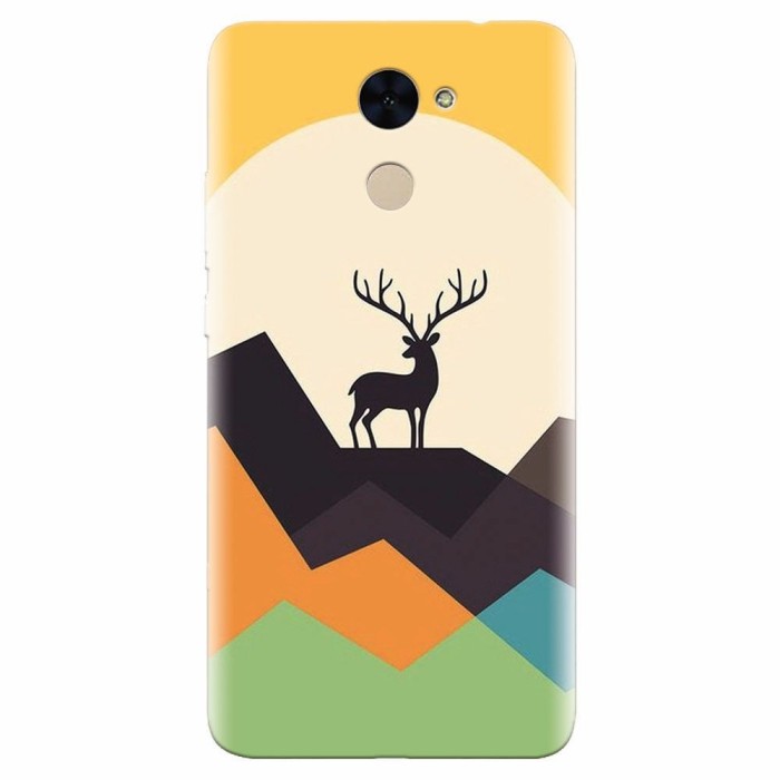 Husa silicon pentru Huawei Enjoy 7 Plus, Abstract Deer