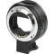Adaptor montura Viltrox EF-E5 Mark V Auto Focus de la Canon EF/S la Sony NEX E-mount cu ecran OLED
