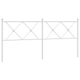 Cumpara ieftin Tablie de pat de schimb metalica, alb, 180 cm