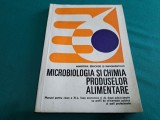 MICROBIOLOGIA ȘI CHIMIA PRODUSELOR ALIMENTARE / MANUAL LICEE ECONOMICE /1986*20