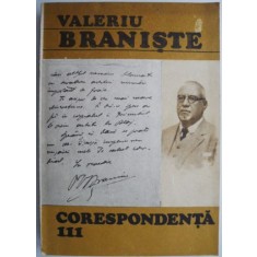 Corespondenta, vol. III (1902-1910). Documente literare &ndash; Valeriu Braniste