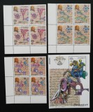 SOMALIA-LEONARDO DA VINCI-4 X1SERIE 3 Val.+1 Colita**SOM 178A