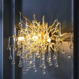 Aplica Cristal Brooks 3x G9 Auriu ModernLight Concept, Alessandro DESIGN