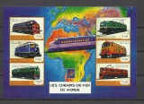 GUINEA 2001 TRANSPORT FEROVIAR TRENURI LOCOMOTIVE COTA MICHEL 23 EURO