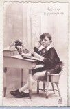 bnk cp Franta - Felicitare interbelica - 1934