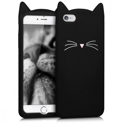 Husa pentru Apple iPhone 6 Plus / iPhone 6s Plus, Silicon, Negru, 44038.01 foto