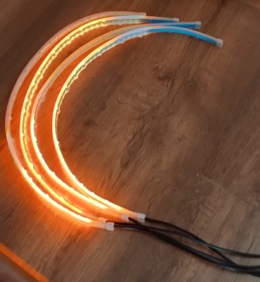 SET 2 buc BANDĂ LED semnalizare + stop, 60 cm foto