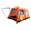 Cort camping pentru 2-4 persoane cu terasa, impermeabil, UV, 330x210x180 cm, Oem