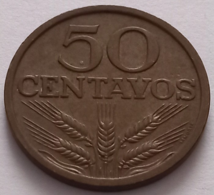 Portugalia , 50 Centavos 1975