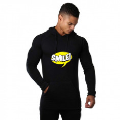 Hanorac Barbati Negru - Smile - L