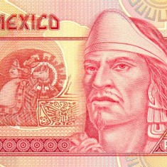 MEXIC █ bancnota █ 100 Pesos █ 2008 █ P-118n █ SERIE EB █ UNC █ necirculata