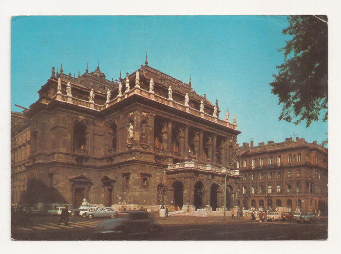 FS3 -Carte Postala - UNGARIA - Budapesta, Opera, circulata 1971