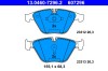 ATE 13.0460-7296.2 set placute frana,frana disc