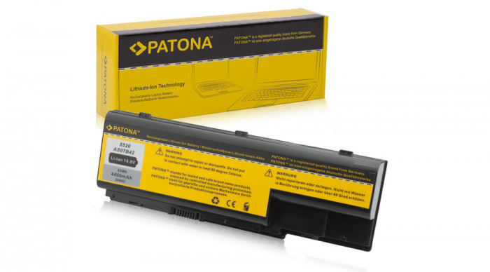 Acer Aspire 5310, 5520, 5520-5A2G16, 5520G, 5710, 5710G, 6920, 7520, pentru seria Z, baterie de 4400 mAh - Patona