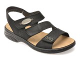 Cumpara ieftin Sandale RIEKER negre, 64573, din piele naturala