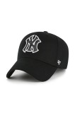 47 brand șapcă de baseball din bumbac MLB New York Yankees culoarea negru, cu imprimeu, B-FIJMP17CTP-BK