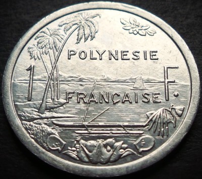 Moneda exotica 1 FRANC - POLYNESIE / POLINEZIA FRANCEZA, anul 1998 * Cod 4711 foto