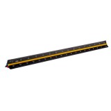 Rigla unghiulara NEO TOOLS 30 cm din aluminiu anodizat, cu scari colorate
