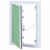 vidaXL Panou Acces Aluminiu Gips-carton 20x30 cm, Interior, Alb, 35.5x25.5x1.25 cm