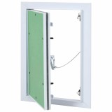 vidaXL Panou Acces Aluminiu Gips-carton 20x30 cm, Interior, Alb, 35.5x25.5x1.25 cm