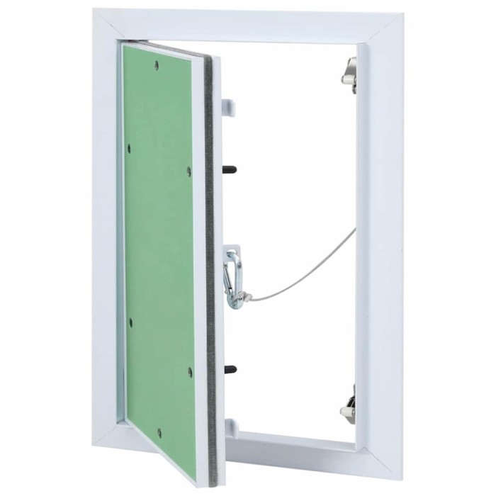vidaXL Panou de acces cu cadru din aluminiu și gips-carton, 200x300 mm
