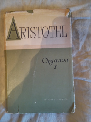 Organon I-Aristotel foto