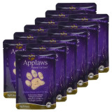 Cumpara ieftin Pliculeț APPLAWS Cat, pui și orez sălbatic 12 x 70g