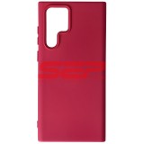 Husa Silicon Burgundy Samsung Galaxy S22 Ultra, High Copy - Protectie Premium