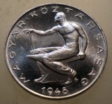 C.173 UNGARIA 50 FILLER 1948 PROOF RESTRIKE, Europa, Aluminiu